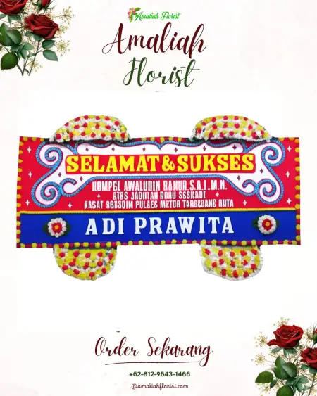 Papan Bunga Ucapan Selamat Nglegi
